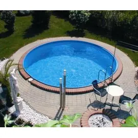 SUMMER FUN Stahlwandpool rund Exklusiv 600 x 120 cm