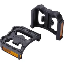 BBB FeetRest SPD Adaptateurs pour pédales de vélo, Schwarz