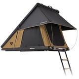 Alu Triangle Hartschalen Dachzelt CUMARU LIGHT 127 ECO goldbraun