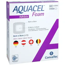 Aquacel Foam Adhaesiv 8x8