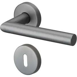 Meintürgriff Drückergarnitur Toulouse Samtgrau Rosettengarnitur