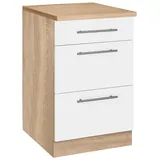 WIHO KÜCHEN Unterschrank »Cali«, 50 cm breit, mit 2 großen Auszügen