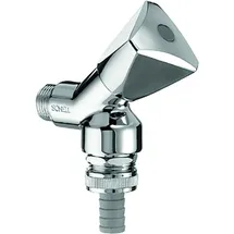Schell Geräteschrägsitzventil Rohrbelüfter G 1/2' Chrom