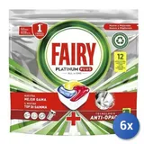 6x Bundle Fairy Tabs Geschirrspüler 13 Stück Platinum Plus Zitrone