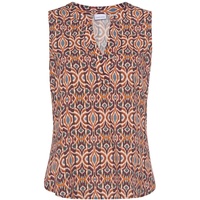 LASCANA Blusentop Damen braun bedruckt Gr.34