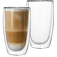GENTOR Doppelwandige Latte Macchiato Gläser 0,45 l 2 St.
