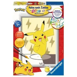 RAVENSBURGER 20084 Malen nach Zahlen Pikachu