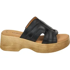 Gabor Plateau Pantoletten Damen 31393931383130 schwarz 38 EU / 5 UK - 38