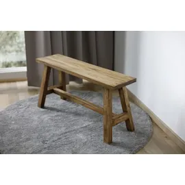 Buri Schuhbank 90 x 45 x 35 cm Sitzbank / braun