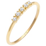 Elli PREMIUM Microsetting Topas Edelstein Valentin 375 Gelbgold Ringe Damen