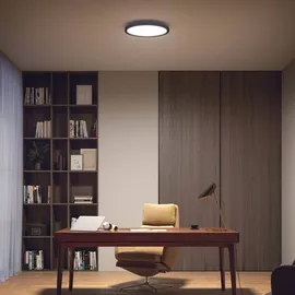 Philips Aurelle 21 W rund schwarz
