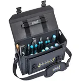 HAZET Werkzeugtasche klein mit 51 Werkzeugen schwarz 43,0 cm x 28,5 cm x 19,0 cm