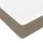 vidaXL Taschenfederkernmatratze Stoff 160 x 200 cm taupe