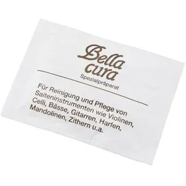 Bellacura Poliertuch – Baumwolle weiß - Pflegezubehör für Streich- und Saiteninstrumente - Größe ca. 35 x 35 cm - Made in Germany