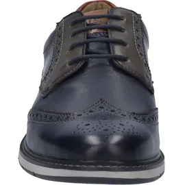 Josef Seibel Stuart 07 - Ocean / Multi Leder : Normal : 44 Größe: 44 Weite: Normal - Blau