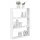 vidaXL Wandregal 43 x 9 x 60 cm Weiß