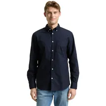 Tom Tailor Herren, Freizeithemd OXFORD regular fit blau L