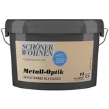 Schöner Wohnen FARBE Effektfarbe »Trendstruktur«, in Metall-Optik, blassgold, 1 l - goldfarben