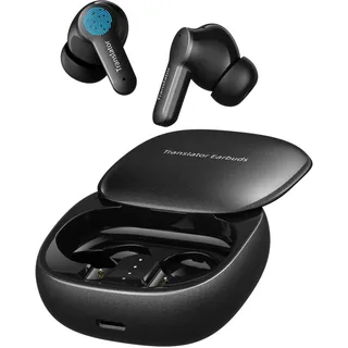 Anfier Translator Earbuds M3 Black Real Time Instant Language Translator Device Support Language Translation 98% High Accuracy and Rapid Response in 0.5s (Without Offline Package)