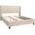 MCW Polsterbett N59 180 x 200 cm Massivholz Stoff/Textil creme-beige