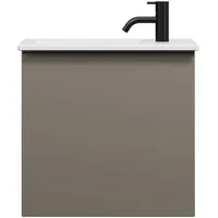 Burgbad Eqio Slim Keramik-Waschtisch inklusive Waschtischunterschrank, 520x310x500mm, SGZJ052F2010C0001G0252, Farbe: