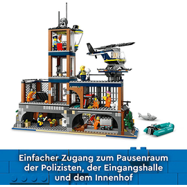 LEGO City 60419 Polizeistation auf der Gefängnisinsel