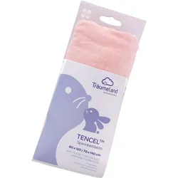 Bettlaken TRÄUMELAND "hochwertiges Spannbetttuch aus Tencel", lila (malve), B:40cm L:90cm, Tencel, Obermaterial: 100% Lyocell (TENCEL), Laken, Tencel sorgt für ein besonders trockenes, gesundes Schlafklima
