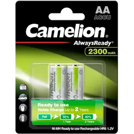 Camelion Always Ready Akku AA Mignon HR6 1,2V NiMH 2300mAh .- x 4er