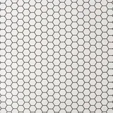 CONTOUR Vliestapete Hexagon Gitter 64 cm 10 m 0 g weiß 34193