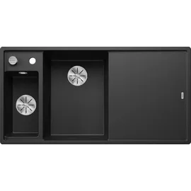 Blanco Axia III 6 S links anthrazit + Excenterbetätigung + InFino + Holzschneidbrett
