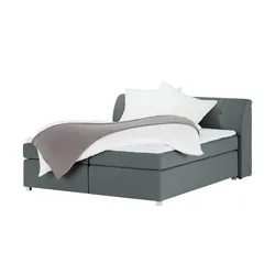 Twist Refresh Boxspringbett  Lumo ¦ grau ¦ Maße (cm): B: 170 H: 100