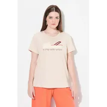 Ulla Popken Shirt in perlweiß | Gr.: 54-56