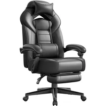 Songmics Cathy Gaming-Stuhl schwarz