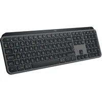 Logitech MX Keys S Graphite schwarz, LEDs weiß, Logi Bolt, USB/Bluetooth, DE (920-011565)