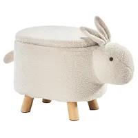 Kobolo Sitzhocker BUNNY25 in Braun | Gr.: onesize