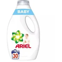 Ariel Waschmittel Baby, für empfindliche Haut, Gel, sensitiv, 1,5 Liter, Waschladungen 30