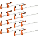 Vevor Schraubzwinge Gusseisen 60,96 cm orange