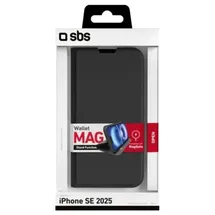 SBS iPhone 16e Wallet Case schwarz
