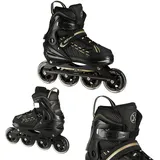 Nils Extreme Rollschuhe Nils Extrem NA1128 SCHWARZ|gold|gold 39/42
