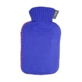 Fashy Wärmflasche mit Bezug Strickbezug Rollkragen 2L Lila