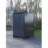 SRM Design Mülltonnenbox 1 Mülltonnenbox Modell No.1 Anthrazit komplett RAL7016 für 240Liter