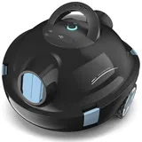 Bocxi Poolroboter, kabelloser Poolsauger, Schnurloser Roboter-Poolreiniger, automatischer, leistungsstarker Poolsauger, 120 Minuten Laufzeit, selbstparkend, ideal für Flache Böden bis 100 m2(Schwarzb)