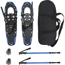 vidaXL Schneeschuhe Blau M
