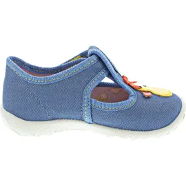 superfit Hausschuh blau 22