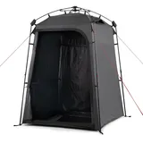 qeedo Quick Shower Cabin - Duschzelt Camping mit Boden - blickdichtes Pop-Up Umkleidezelt - Camping Privatzelt mit Quick-Up-System, WC Zelt mit Toilettenpapier- und Duschgel-Halterung