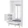 stilvora Garderoben-Set Sitzbank 100x35x180 cm Weiß