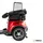 VELECO Faster Elektromobil 4-Rad mit Kapitänssitz hohe Rückenlehne 12 km/h 1000 Watt rot