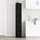 vidaXL Apothekerschrank Schwarze Eiche 30 x 41 x 174,5 cm Schwarz