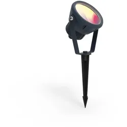 Lutec 6602903424 LED-Gartenlampe Mini Leto 1x7,5W | 400lm | 2700-6500K | RGB - schwarz