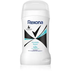 Rexona Invisible Aqua Antitranspirant-Stick gegen weiße Flecken 50 ml